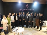 بازدید رئیس مرکز راهبری ستادهای توسعه اقتصاد دانش بنیان معاونت علمی، فناوری و اقتصاد دانش بنیان ریاست جمهوری از غرفه دانشگاه هنر اسلامی تبریز